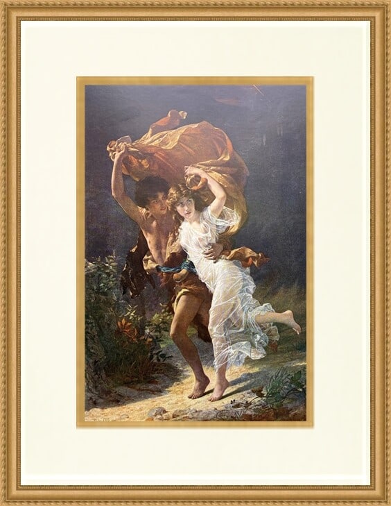 Pierre Cot The Storm 1999 Print Custom Framed Weather Art (1 of 2)