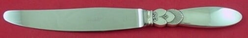Georg Jensen Cactus Sterling Silver 9 Inch Dinner Knife Short Handle (1 of 1)