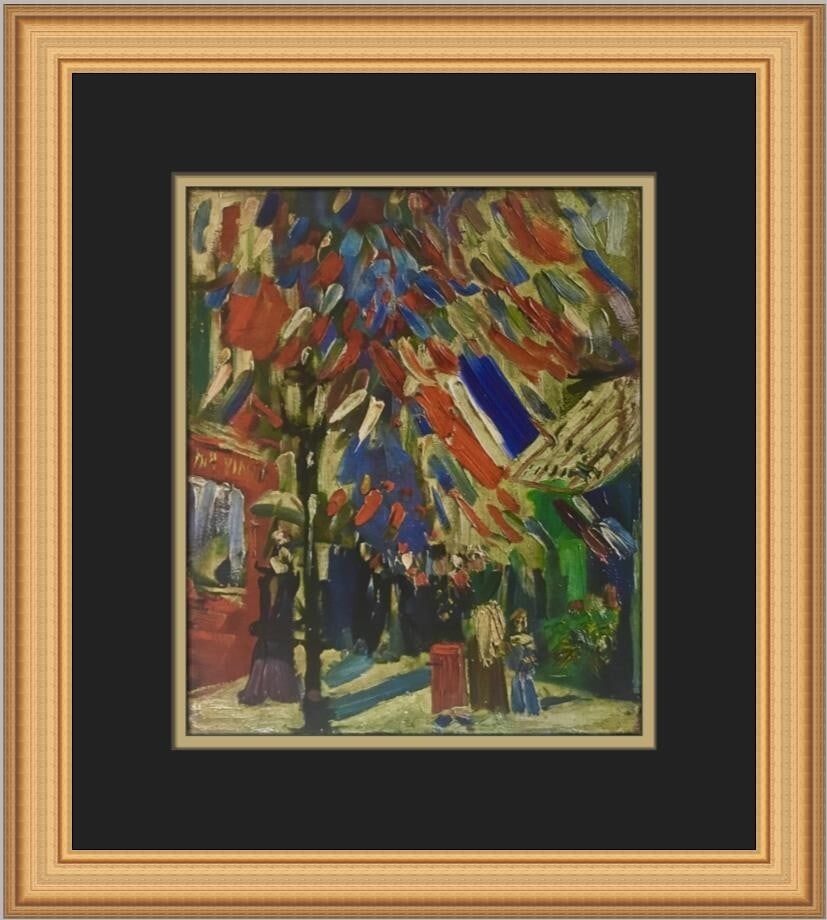 Vincent Van Gogh The Fourteenth of July in Paris Custom Framed Print 16 x 14 (1 of 2)