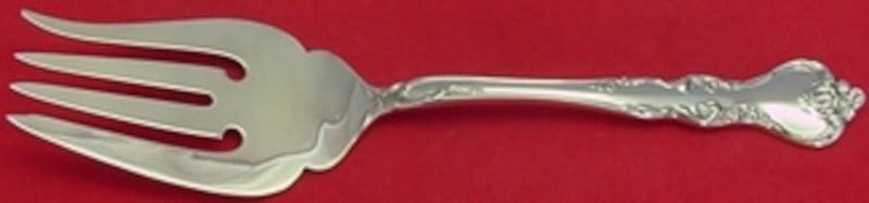 Sterling Silver Serving Fork Savannah Pattern 8.5 Inch (1 of 1)