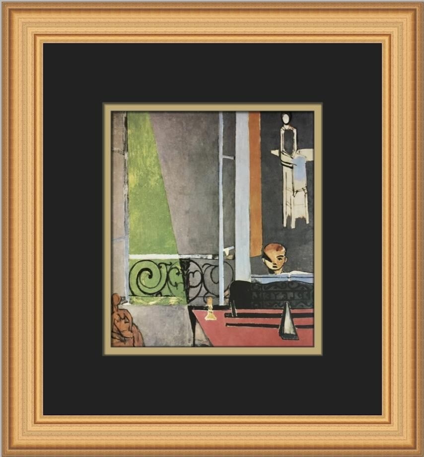 Henri Matisse Piano Lesson Custom Framed Art Print 1988 (1 of 2)