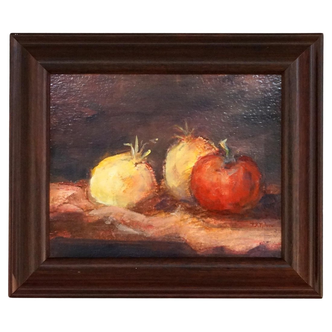 Tutti Frutti Still Life Oil Painting by P R Rohrer Framed 20th Century (1 of 10)