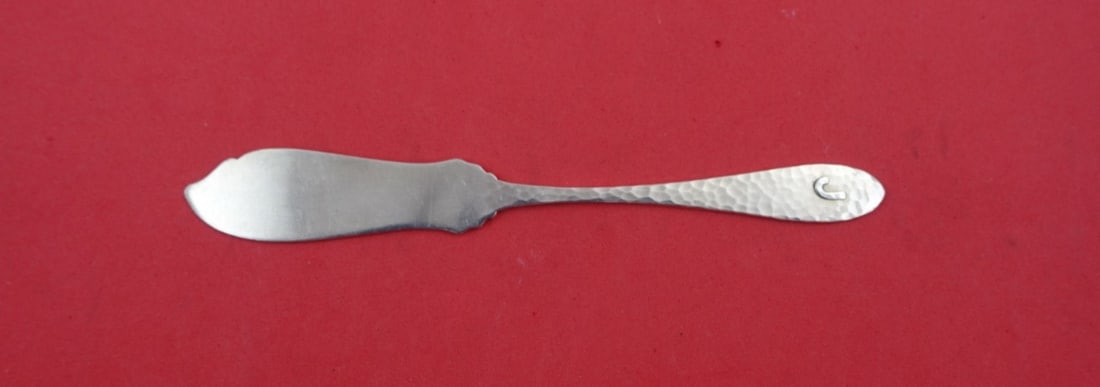 International Sterling Silver Van Dyke Butter Spreader with Monogram J (1 of 2)