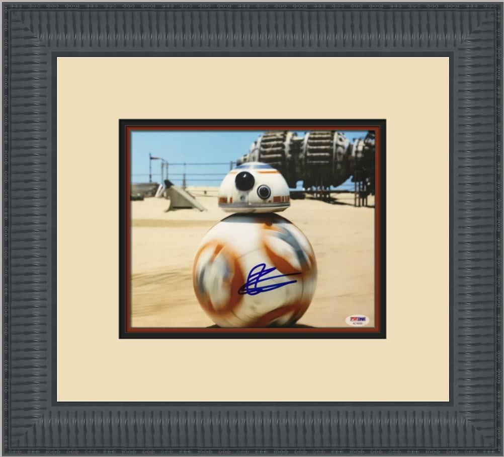 Ben Schwartz Signed BB-8 Star Wars Photo 15x17 Custom Frame PSA/DNA (1 of 6)