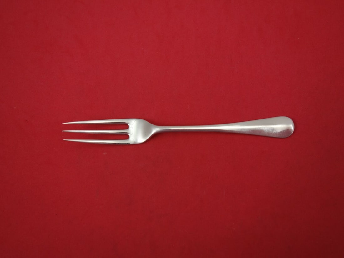 Israel Freeman Rat Tail English Sterling Silver Fork 6 5/8 inches: Israel Freeman Rat Tail English Sterling Silver Fork 6 5/8 inches This elegant Sterling Silver Regular Fork is crafted in the exquisite Rat Tail English pattern by Israel Freeman and Son. Measuring 6