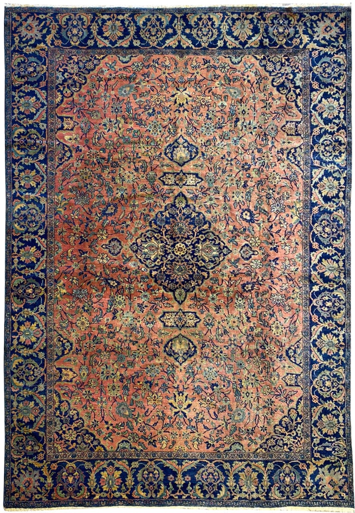 Authentic Antique Persian Rug 11' x 15' Hand-Knotted Soltanabad Design (1 of 11)
