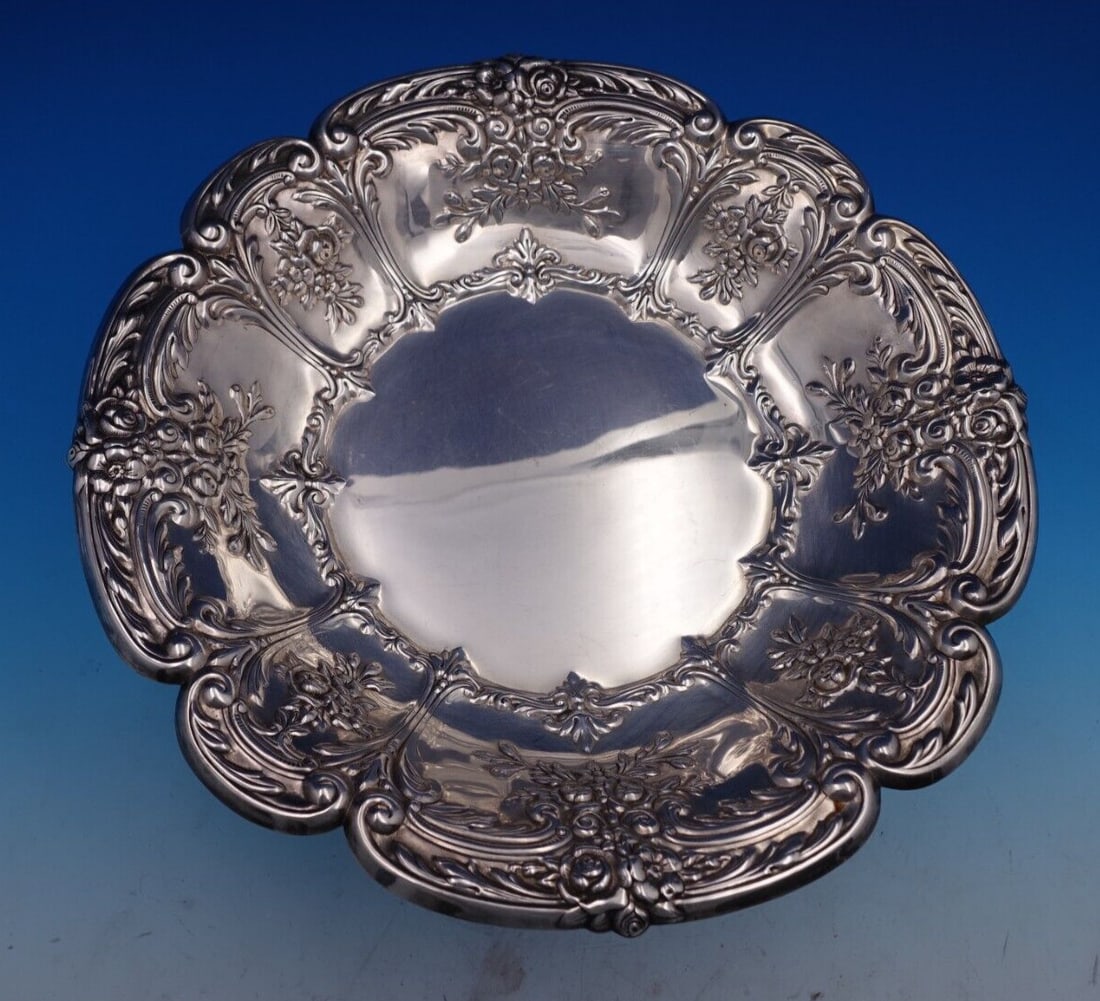 Reed and Barton Vienna Silverplate Bowl 11 3/4 Inch (1 of 10)