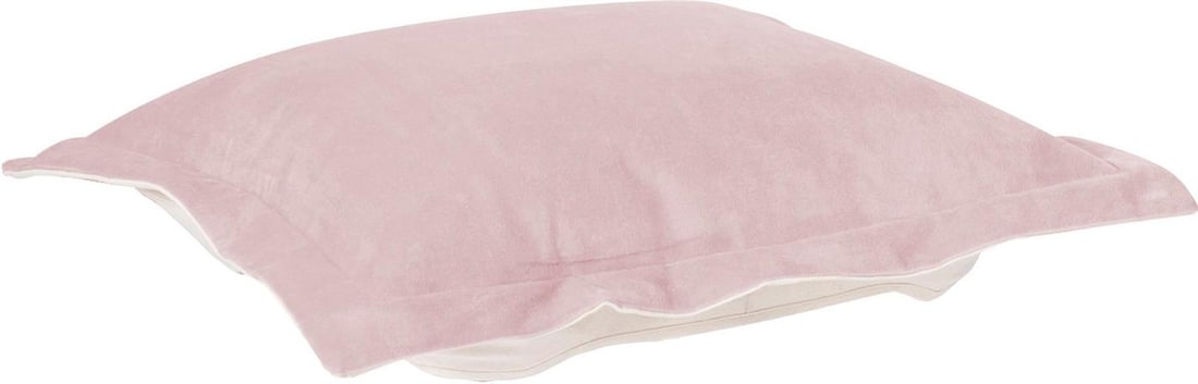 Howard Elliott Bella Rose Puff Ottoman Cushion Slipcover Pink 24x24: Howard Elliott Bella Rose Puff Ottoman Cushion Slipcover Pink 24x24 Elevate your seating area with the Rose Bella Puff Ottoman Cushion Slipcover. This charming cushion cover features a delightful pink