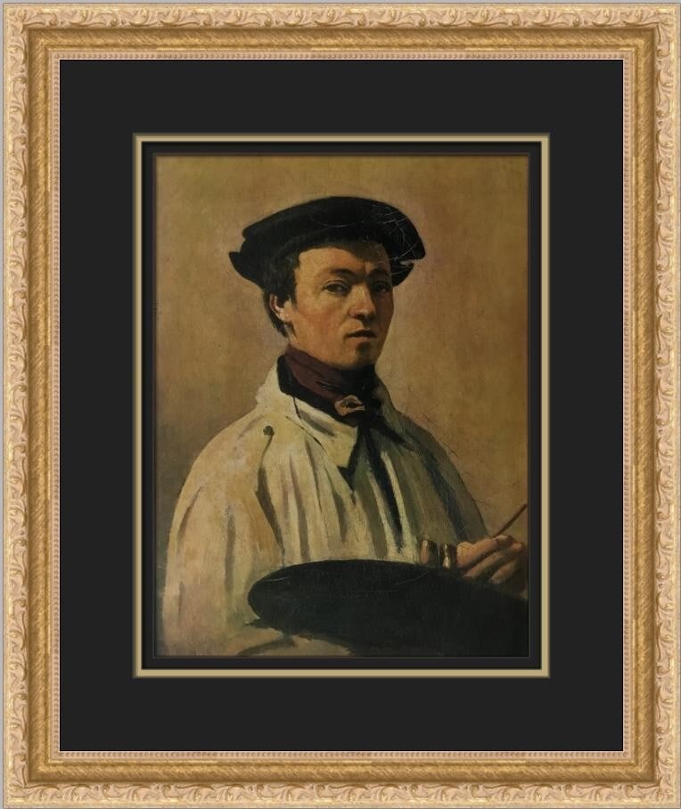 Jean-Baptiste Camille Corot Self-Portrait Framed Print 1982 Art: Jean-Baptiste Camille Corot Self-Portrait Framed Print 1982 Art This stunning custom framed print features a self-portrait by the renowned artist Jean-Baptiste Camille Corot, celebrated for his contri