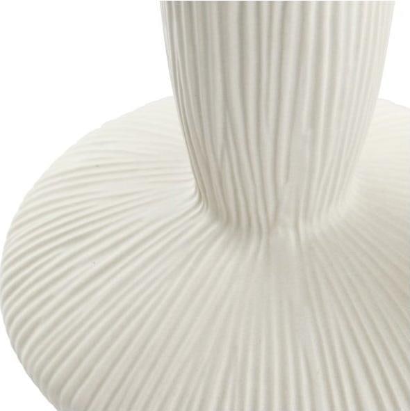 Cyan Echo White Ceramic Traditional Vase 12 x 10.75 (1 of 1)