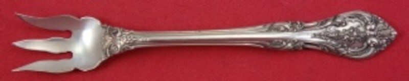 Gorham King Edward Sterling Silver Escargot Fork Custom 3 3/4": Gorham King Edward Sterling Silver Escargot Fork Custom 3 3/4" This exquisite escargot fork is part of the King Edward pattern by Gorham, crafted from high-quality sterling silver. Measuring 3 3/4" in