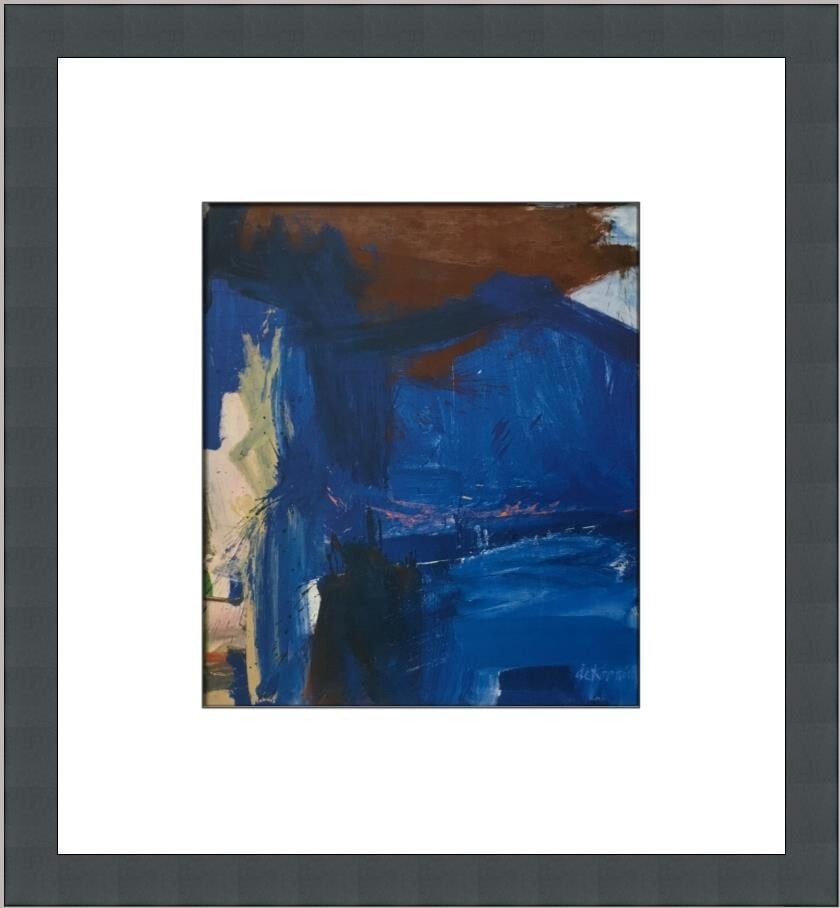 Willem de Kooning A Tree in Naples Custom Framed Abstract Print: Willem de Kooning A Tree in Naples Custom Framed Abstract Print Presenting a stunning custom framed print of "A Tree in Naples" by renowned artist Willem de Kooning. This medium-sized piece features a