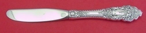 Gorham Crown Baroque Sterling Silver Butter Spreader 6 3/8": Gorham Crown Baroque Sterling Silver Butter Spreader 6 3/8" This elegant butter spreader features a hollow handle crafted from sterling silver, showcasing the exquisite Crown Baroque pattern by Gorham