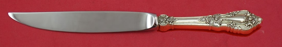 Eloquence by Lunt Sterling Silver Steak Knife 8 Inch Not Serrated: Eloquence by Lunt Sterling Silver Steak Knife 8 Inch Not Serrated Experience elegance at your dining table with this Eloquence by Lunt Sterling Silver Steak Knife. Crafted with a sterling silver hollo