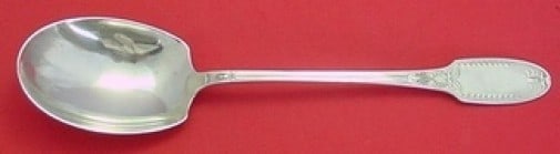 Alvin Marie Antoinette Sterling Silver Serving Spoon 11 1/4": Alvin Marie Antoinette Sterling Silver Serving Spoon 11 1/4" This exquisite serving spoon features the elegant Marie Antoinette pattern by Alvin. Crafted from high-quality sterling silver, this large