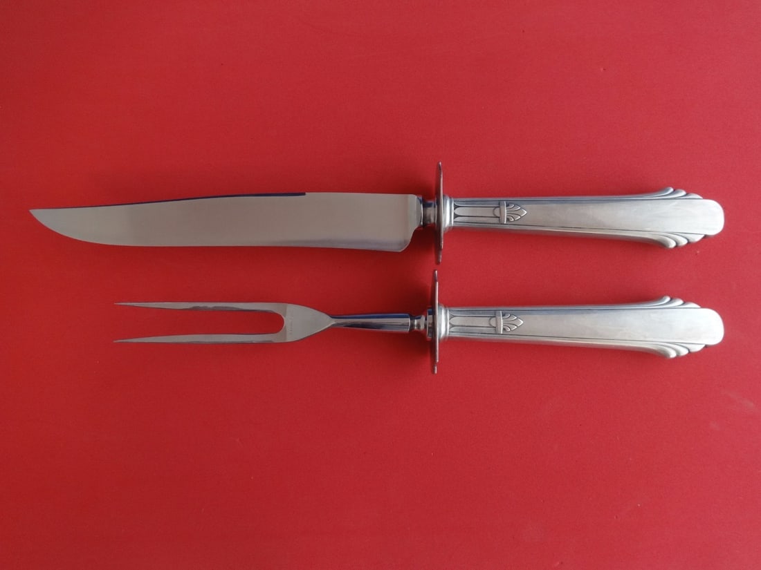 Durgin Hunt Club Sterling Silver Carving Set 2pc 12 inch (1 of 1)