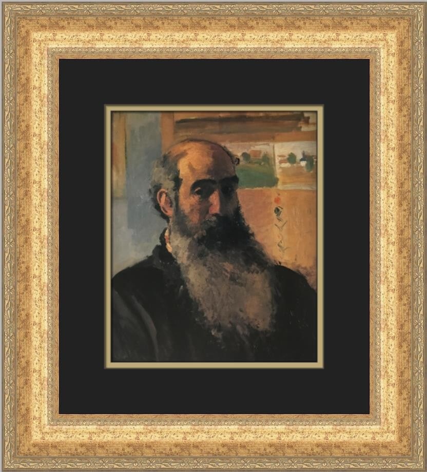 Camille Pissarro Self-Portrait Custom Framed Art Print 19x17: Camille Pissarro Self-Portrait Custom Framed Art Print 19x17 This exquisite custom framed print features the self-portrait of renowned artist Camille Pissarro, capturing the essence of his expressive