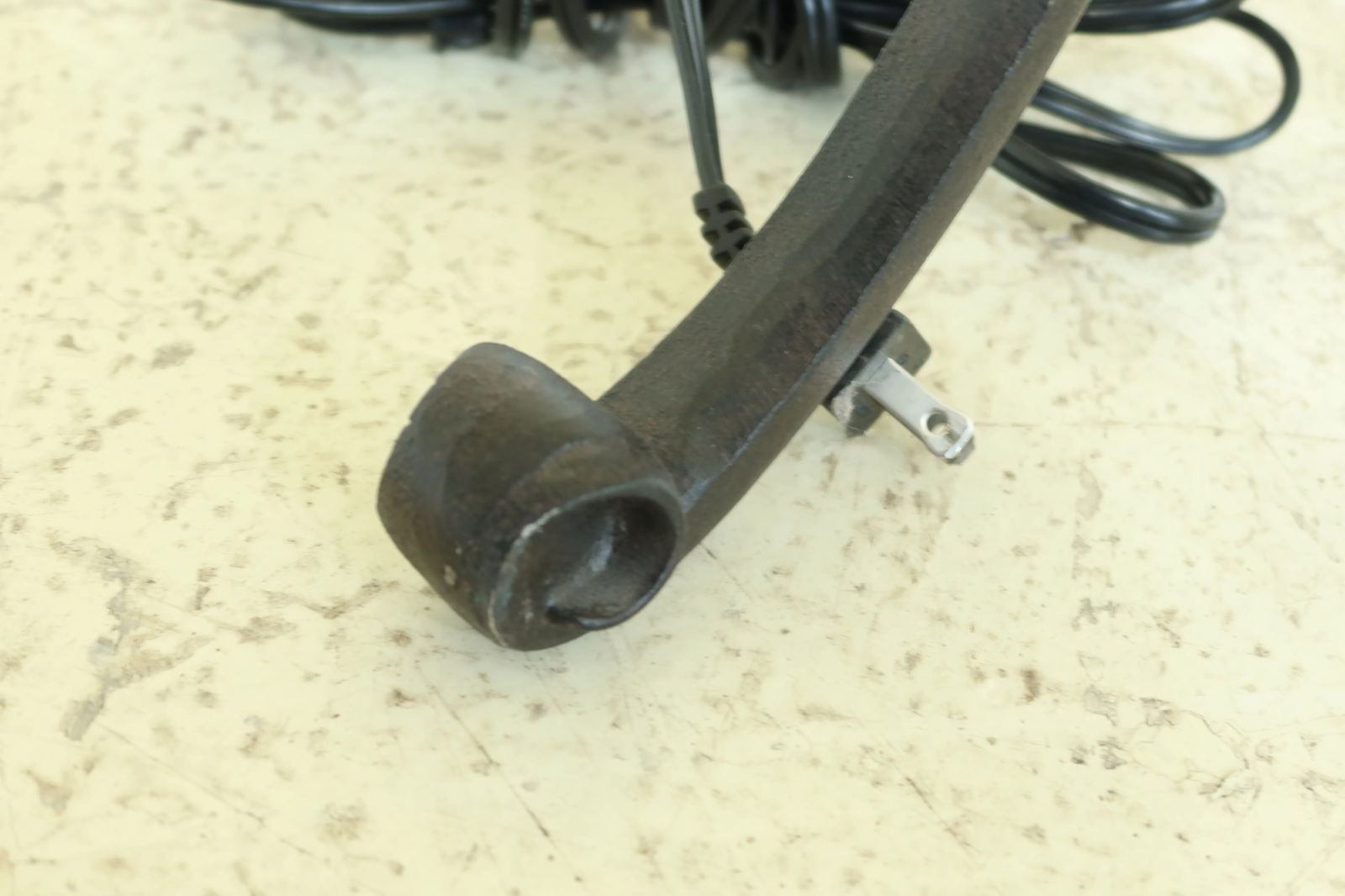 Rustic Iron 2 Arm Floor Lamp with Scroll Work - 7