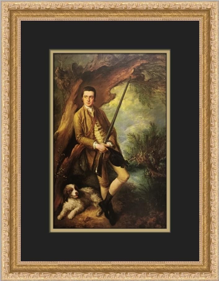 Thomas Gainsborough William Poyntz Custom Framed Print 1973 Realism Art (1 of 2)