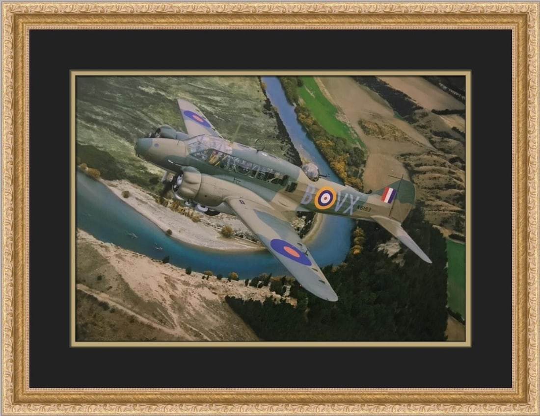 Avro 652A Anson Mk I Custom Framed Print by Philip Makanna: Avro 652A Anson Mk I Custom Framed Print by Philip Makanna This stunning custom framed print features the Avro 652A Anson Mk I, meticulously designed by artist Philip Makanna. Measuring 17 in. by 23 i