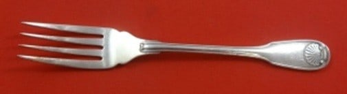 7 Inch Silverplate Fish Fork Vendome Arcantia Pattern France: 7 Inch Silverplate Fish Fork Vendome Arcantia Pattern France This Christofle fish fork is crafted in the Vendome, also known as Arcantia, pattern. Made of silverplate, it measures 7 inches in length.