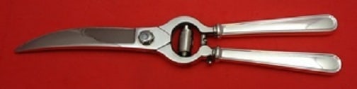 Kirk Calvert Vintage Sterling Silver 11 Inch Lobster Shears: Kirk Calvert Vintage Sterling Silver 11 Inch Lobster Shears Presenting a stunning pair of vintage lobster shears, expertly crafted in sterling silver by Kirk in the classic Calvert pattern. Measuring
