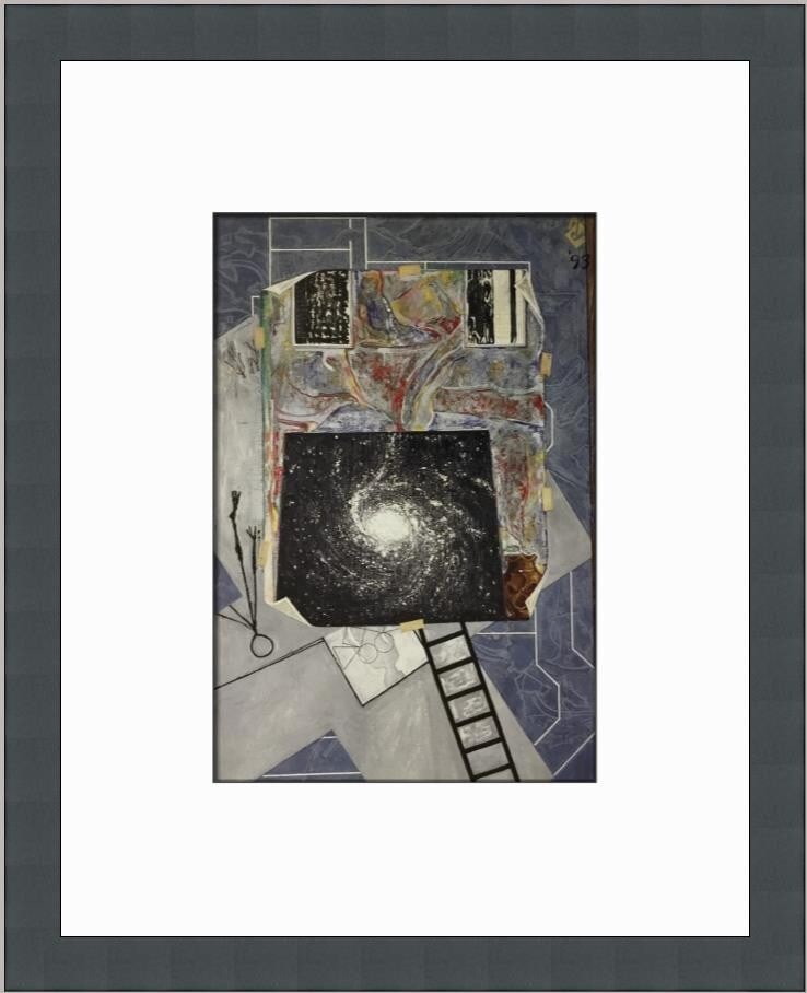 Jasper Johns Mirror's Edge II Custom Framed Pop Art Print: Jasper Johns Mirror's Edge II Custom Framed Pop Art Print This stunning custom framed print titled "Mirror's Edge II" by the renowned artist Jasper Johns is a vibrant representation of Pop Art. Crafte