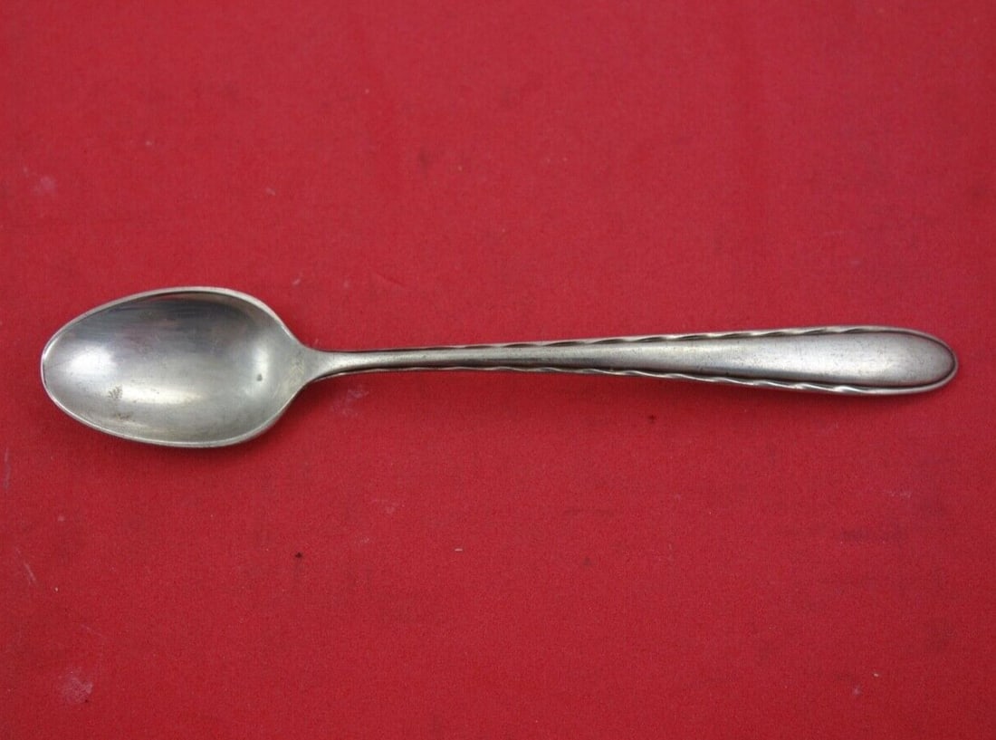 Towle Silver Flutes Sterling Silver Infant Feeding Spoon 4.75" (1 of 2)