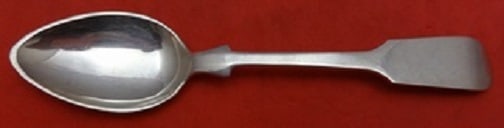 Allan Adler Fiddle Sterling Silver Teaspoon 6 1/4": Allan Adler Fiddle Sterling Silver Teaspoon 6 1/4" This exquisite teaspoon features the elegant Fiddle pattern by renowned maker Allan Adler. Crafted from high-quality sterling silver, this piece meas