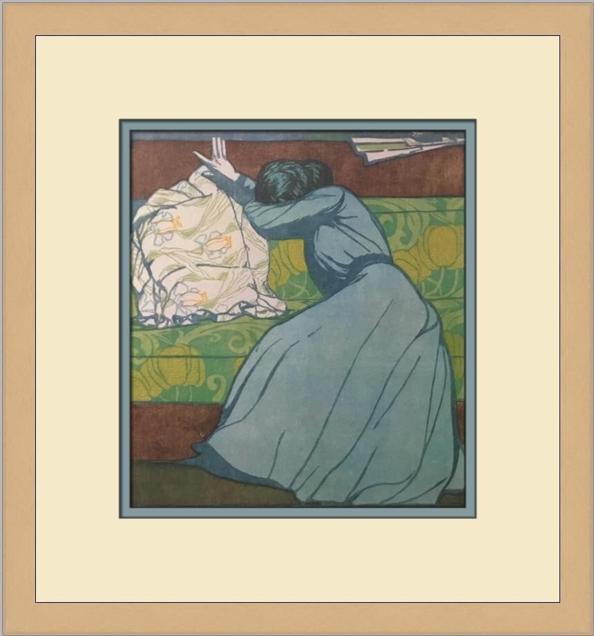 Max Kurtzweil The Cushion Custom Framed Print 1968 Expressionism: Max Kurtzweil The Cushion Custom Framed Print 1968 Expressionism This beautiful custom framed print titled 'The Cushion' is a remarkable work by artist Max Kurtzweil, reflecting the styles of Expressi