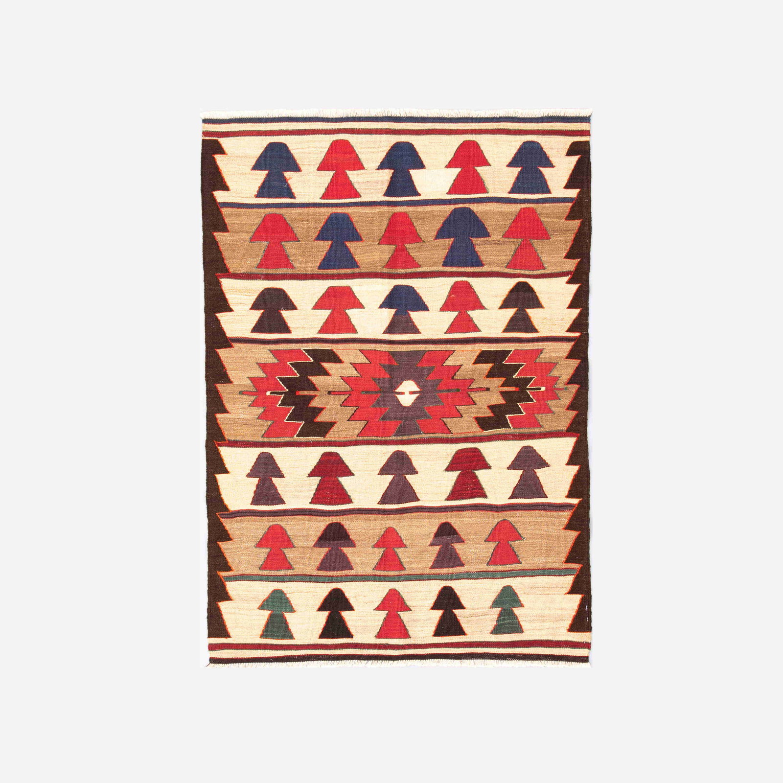 Authentic Handmade Anadol Kilim Wool on Wool 40.2x56.3 (1 of 8)