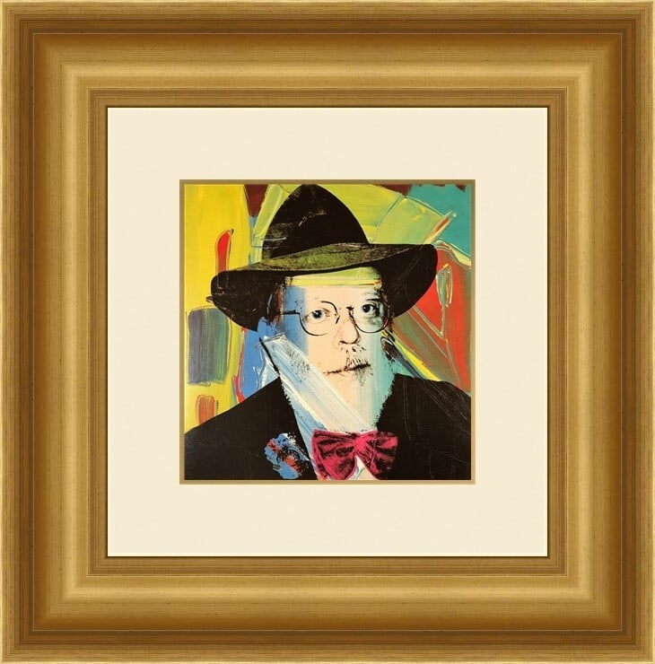 Andy Warhol 1979 Henry Geldzahler Pop Art Custom Framed Lithograph Print: Andy Warhol 1979 Henry Geldzahler Pop Art Custom Framed Lithograph Print This stunning custom framed print features the iconic Pop Art piece by Andy Warhol, titled "Henry Geldzahler," produced in 1979