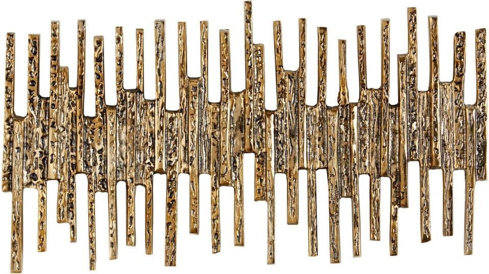 Cyan Art Nouveau Brass Wall Sculpture 18 x 10 Inches: Cyan Art Nouveau Brass Wall Sculpture 18 x 10 Inches This exquisite Cyan Antique Style Brass Wall Sculpture features a unique irregular shape that embodies the elegance of Art Nouveau design. Crafted