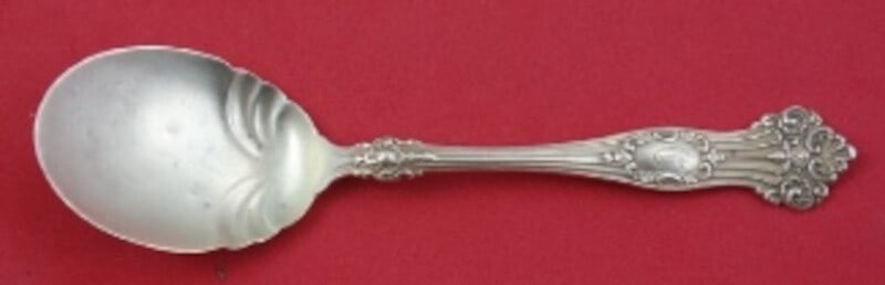 Alvin Viking Sterling Silver Ice Cream Spoon 5 1/4 Inch Monogrammed (1 of 2)
