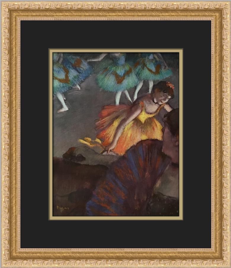 Edgar Degas Ballet Seen From a Box Custom Framed Print 1968 (1 of 2)