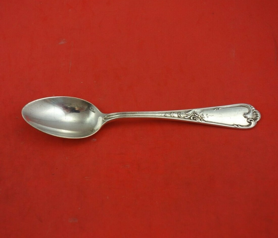 Ercuis Marly Silverplate Teaspoon 5 3/4 Inch Vintage Flatware: Ercuis Marly Silverplate Teaspoon 5 3/4 Inch Vintage Flatware This Marly by Ercuis silverplate teaspoon measures 5 3/4" and features the elegant Marly pattern. Crafted by Ercuis, this vintage piece