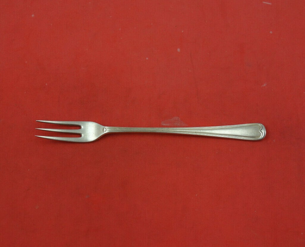 James Robinson Sterling Silver Thread Edge 5.5 Inch Cocktail Fork (1 of 2)