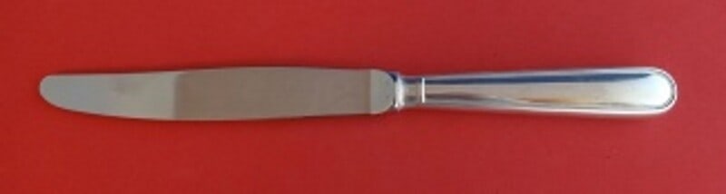 Christofle Albi Sterling Silver Dinner Knife 9 3/4 Vintage Flatware: Christofle Albi Sterling Silver Dinner Knife 9 3/4 Vintage Flatware This vintage dinner knife from the renowned Christofle brand features the elegant Albi pattern. Crafted with a sterling silver hollo