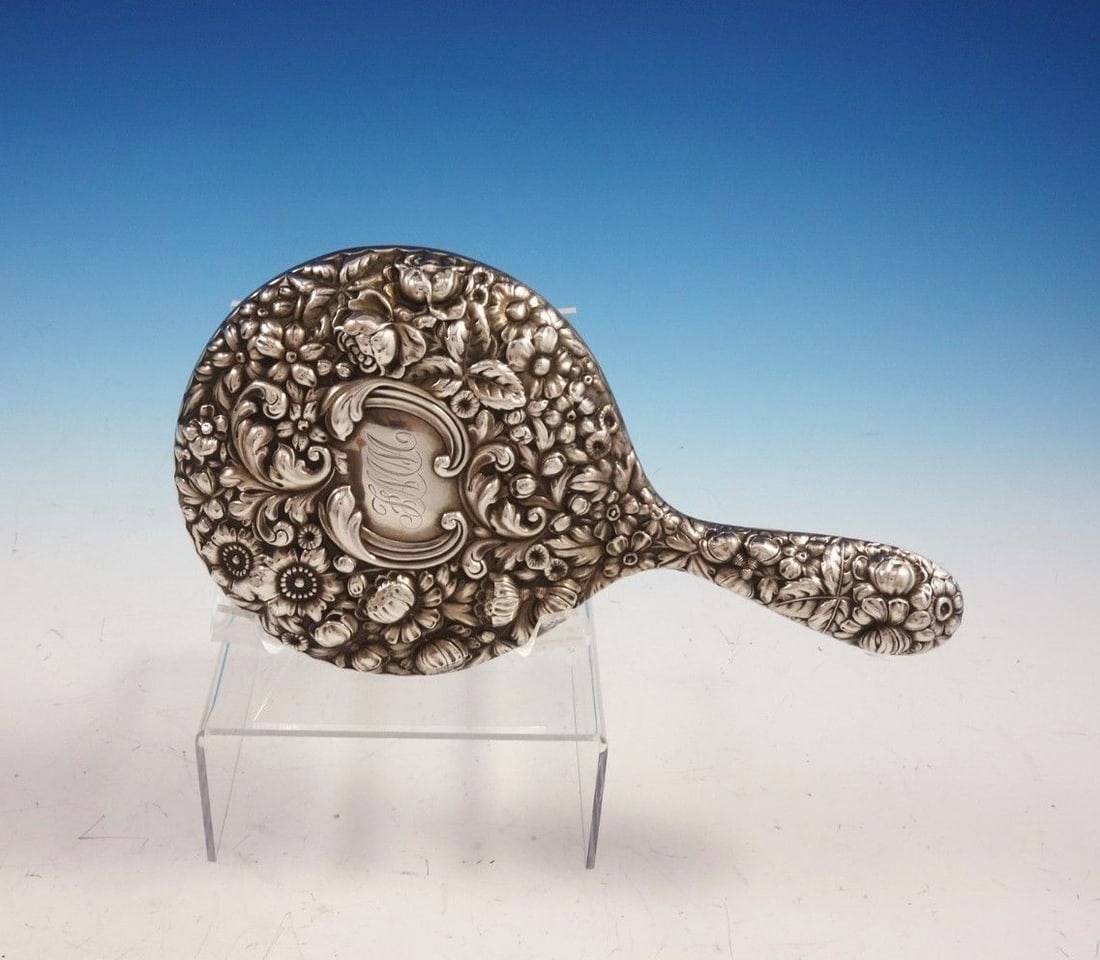 Gorham Cluny Sterling Silver Hand Mirror C370 Vintage 1850-1899 (1 of 7)