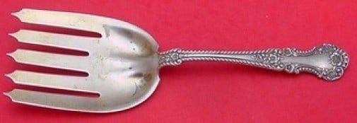 Gorham Cambridge Sterling Silver 5-Tine Asparagus Fork 9 Inch: Gorham Cambridge Sterling Silver 5-Tine Asparagus Fork 9 Inch Introducing the Cambridge by Gorham Sterling Silver Asparagus Fork, a classic serving piece from the 19th century. This elegant 5-tine for