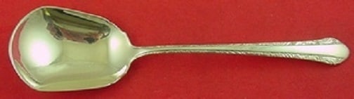 Alvin Chased Romantique Sterling Silver Sugar Spoon 6 Inch: Alvin Chased Romantique Sterling Silver Sugar Spoon 6 Inch This exquisite 6" sugar spoon is crafted in sterling silver and features the elegant Chased Romantique pattern by Alvin. Dating from 1900 to