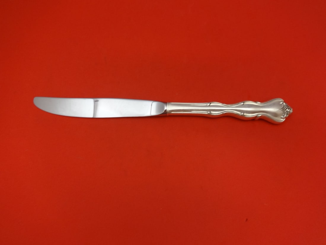 International Sterling Silver Mademoiselle Knife 9 1/4 Inch: International Sterling Silver Mademoiselle Knife 9 1/4 Inch This exquisite Mademoiselle pattern knife by International is crafted from high-quality sterling silver. The hollow handle regular knife mea