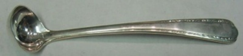 Sterling Silver Mustard Ladle Moonglow Pattern by International 4.25 Inch Custom: Sterling Silver Mustard Ladle Moonglow Pattern by International 4.25 Inch Custom This custom-made mustard ladle is crafted from sterling silver in the Moonglow pattern by International. Made in the Un
