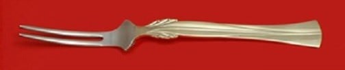 Frigast Queen Christina Wings Sterling Silver Spinach Fork 7 1/4 Custom: Frigast Queen Christina Wings Sterling Silver Spinach Fork 7 1/4 Custom Elevate your dining experience with this exquisite 7 1/4" custom-made spinach fork in the elegant Queen Christina, also known as