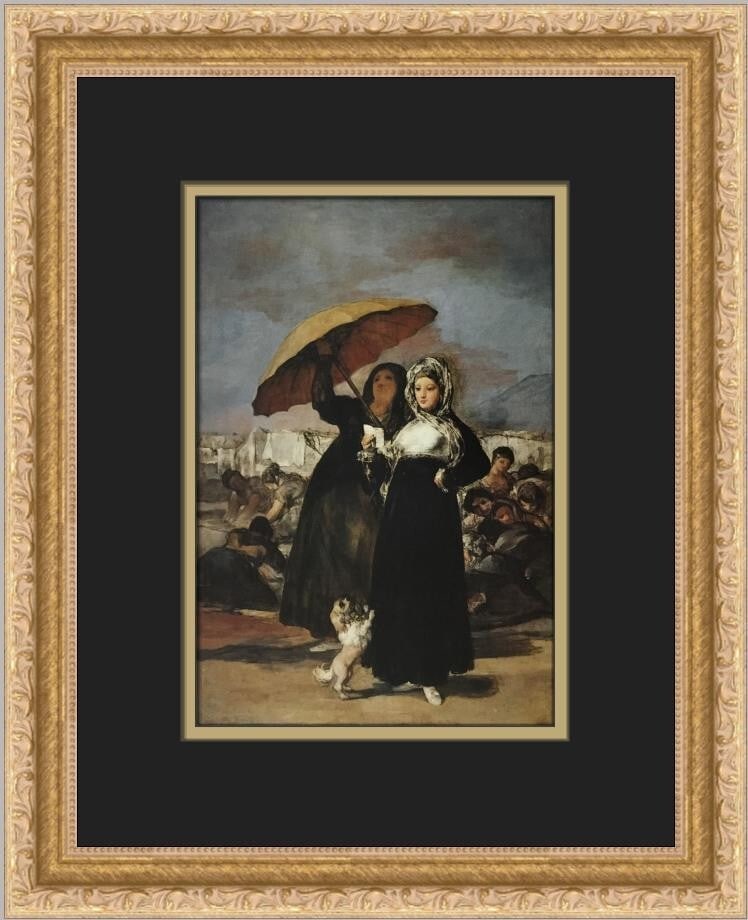 Francisco De Goya The Letter Custom Framed Art Print 15x12: Francisco De Goya The Letter Custom Framed Art Print 15x12 This custom framed print titled "The Letter" by Francisco De Goya showcases a stunning blend of Expressionism, Impressionism, and Realism sty