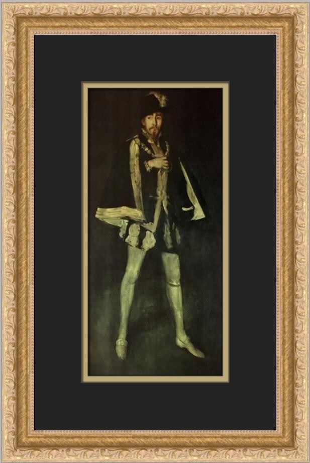 James Abbott Whistler Sir Henry Irving Custom Framed Print 1981 Open Edition: James Abbott Whistler Sir Henry Irving Custom Framed Print 1981 Open Edition This exquisite custom framed print features the artwork titled 'Sir Henry Irving' by renowned artist James Abbott Whistler.