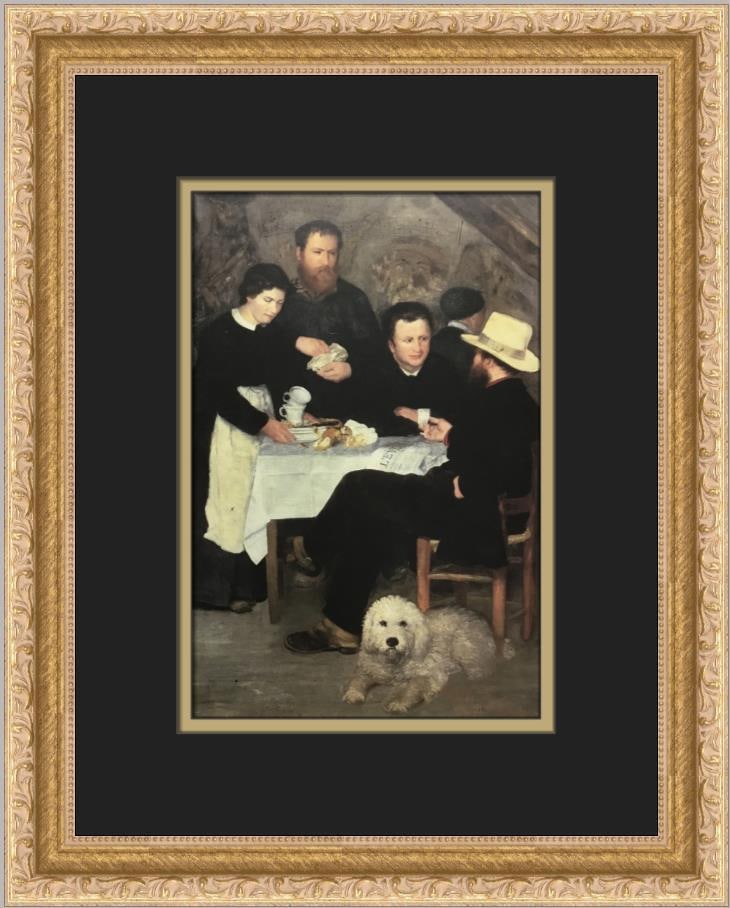 Renoir Cabaret of Mother Anthony Custom Framed Print 12x16 Impressionism: Renoir Cabaret of Mother Anthony Custom Framed Print 12x16 Impressionism This stunning custom framed print features Pierre-Auguste Renoir's "Cabaret of Mother Anthony," showcasing the artist's signatu