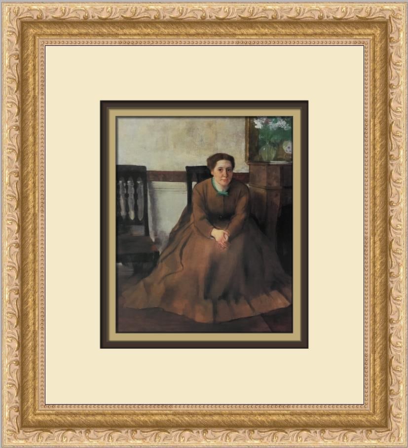 Edgar Degas Victoria Dubourg Framed Print 13x11 Impressionism: Edgar Degas Victoria Dubourg Framed Print 13x11 Impressionism Experience the elegance of Edgar Degas' "Victoria Dubourg" with this custom framed print. This exquisite piece features a medium-sized off