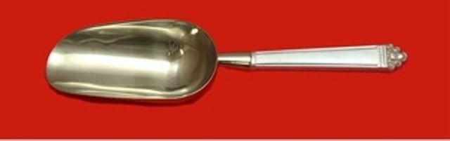 Juliana by Watson Sterling Silver Ice Scoop 9 3/4 Custom Made: Juliana by Watson Sterling Silver Ice Scoop 9 3/4 Custom Made Presenting the Juliana by Watson Sterling Silver Ice Scoop, a beautifully crafted piece featuring a sterling silver hollow handle paired w