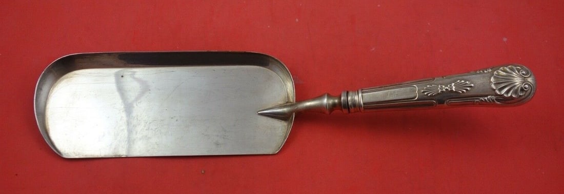 Kings Pattern Sterling Silver Crumber 12 Inch Serving Spoon: Kings Pattern Sterling Silver Crumber 12 Inch Serving Spoon This exquisite 12" crumber is crafted in the Kings pattern by various makers, showcasing heirloom-quality sterling silver. Featuring a sterl